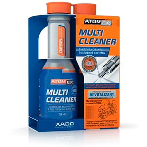 XADO UK, ATOMEX DIESEL MULTI CLEANER to clean fuel engine of truck - truck kit