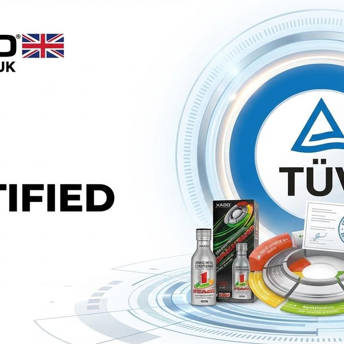 XADO Revitalazant is certified by TÜV, Germany