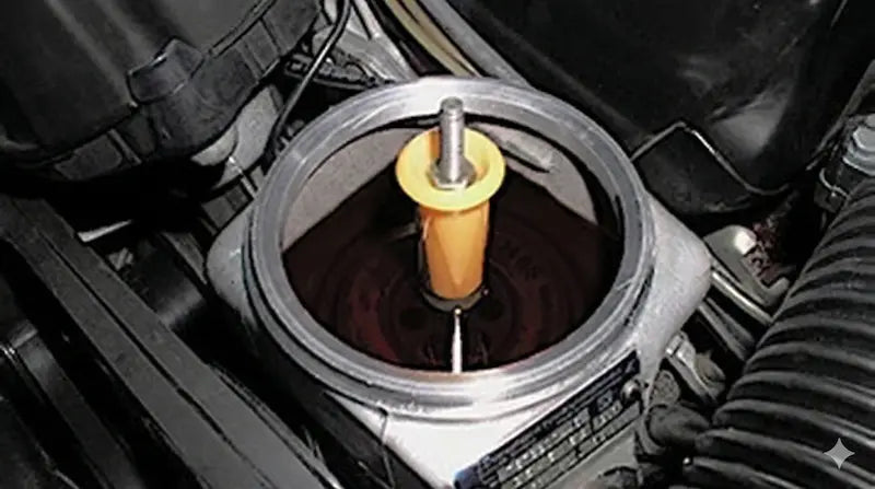 Changed Color of Hydraulic Fluid