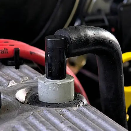 Increased pressure of crankcase blow by gases