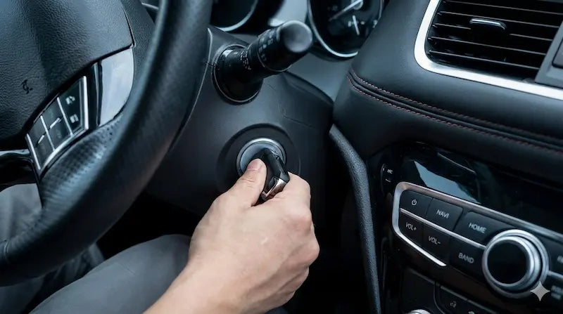 Difficult warm start of diesel engine