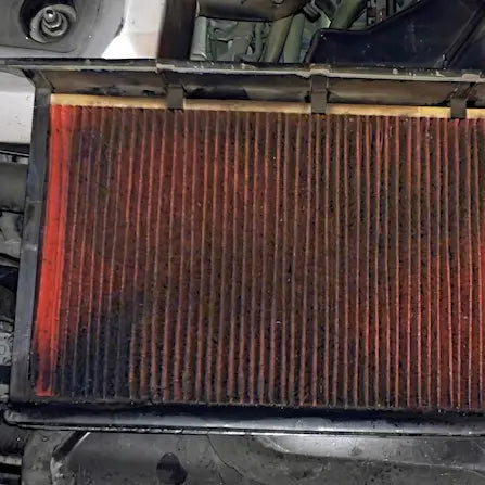 Oily air filter
