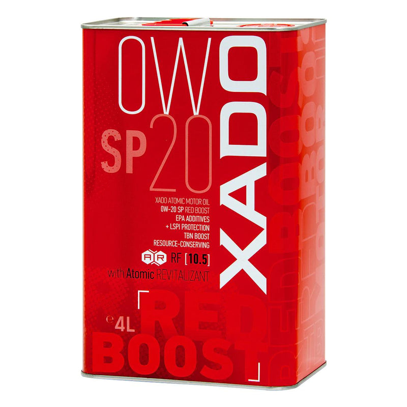 XADO Atomic Oil 0W-20 SP RED BOOST – Ultra-light, fuel-efficient engine oil