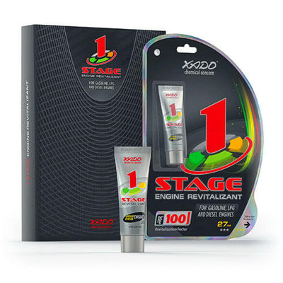 XADO 1 Stage Revitalizant 27ml Blister restoring worn metal in gasoline and diesel engines for improved performance and protection