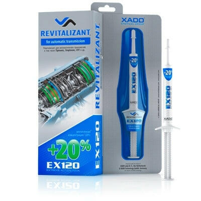 Revitalizant EX120 syringe – 8ml gearbox additive for automatic transmission wear protection and smoother shifting (5–8L capacity)