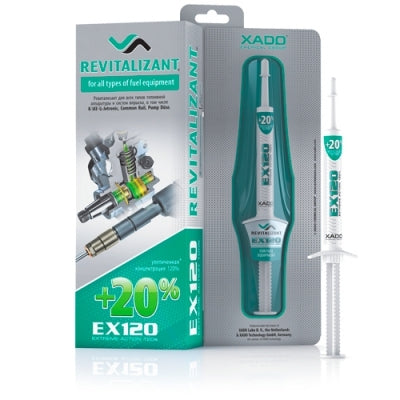 Revitalizant EX120 for fuel equipment.