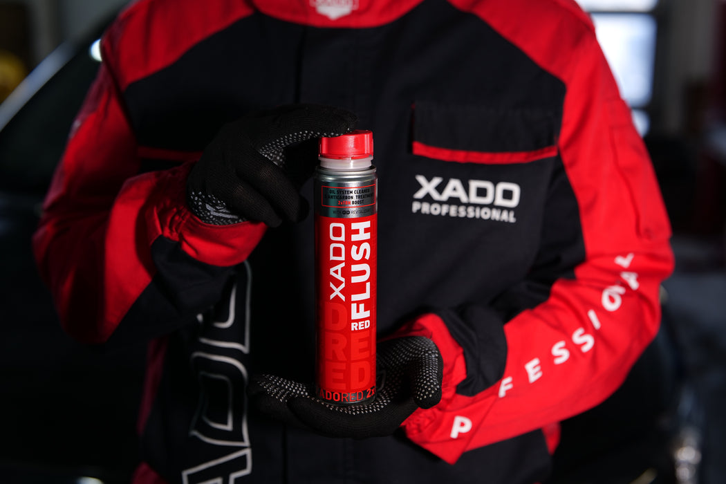 XADO RED FLUSH - Engine Oil System Cleaner & Decarbonizer (250 ml)