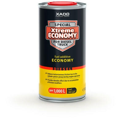 XADO Xtreme Economy additive for reducing fuel consumption and restoring engine efficiency
