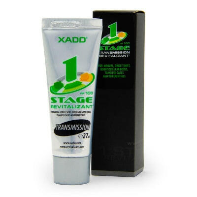 XADO 1 Stage Revitalizant 27 ml tube for manual transmission restoring worn metal and protecting gearbox components
