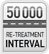 50 000 re-treatment interval