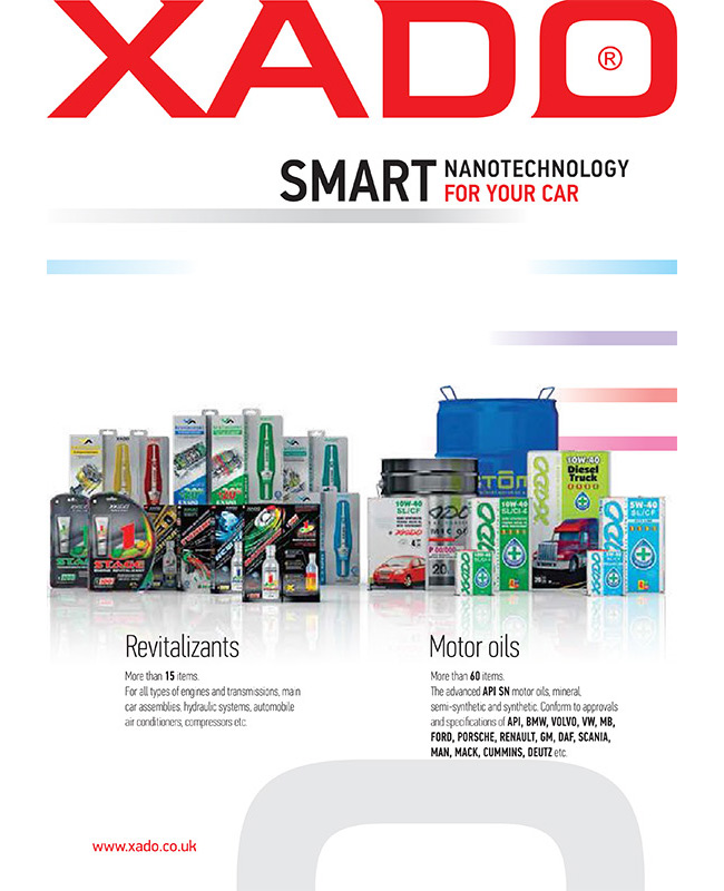 Xado UK Product Mini Catalogue - revitalizants, oils, greases, lubricants